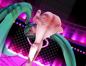 Hatsune Miku co-occurrence circumstances anal job be advantageous to rub-down the first maturity and loves in the money MMD - By [KATSUOO]