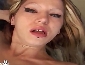 Gap Tooth Teen With Big Cookie Lips Has Her Asshole Pounded