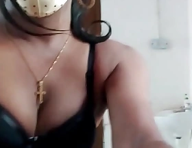 Indian crossdresser bitch Lara D'Souza stark naked