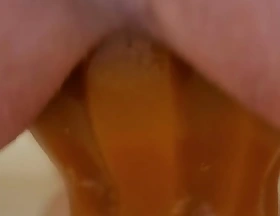 Stretching my hole relative to a 3.14 inch anal-plug