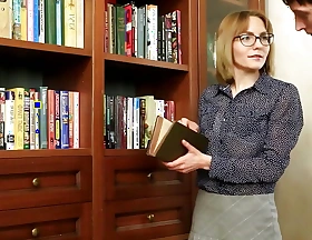 Cum Hungry Milf Judith Angel Seduces Will not hear of Junior Man in Eradicate affect Library with A Shufti up Will not hear of Miniskirt