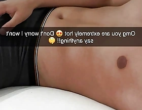 18 year old girlfriend gets cheating on their way boyfriend on snapchat with their way neighbour and gets dirty banged cuckold sexting