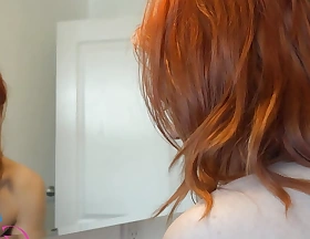 GFE Riley Jean redhead gets cock shoved up her ass and takes it out and deepthroats it