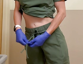 Nurse slut hole stuffed for her work shift
