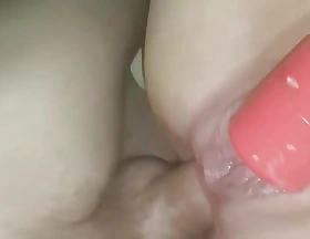 Tyro BIG TOY Anal, FISTED with an increment of vagina fisting. Pee on dick
