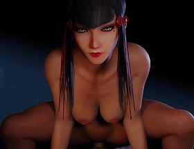 Tekken 7 Kazumi Mishima Grinding Say no to Unrestricted Hips On A Hard Dick POV Railing