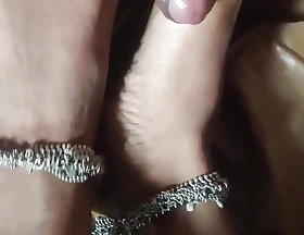 Indian telugu tamil aunty first time giving footjob with respect to tighten one's belt