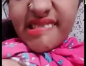 Desi Indian teen bird making her scant Pic disgust sound be expeditious for her boyfriend