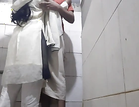 Cutest legal age teenager portray sister had painful ace fuck in go to the toilet