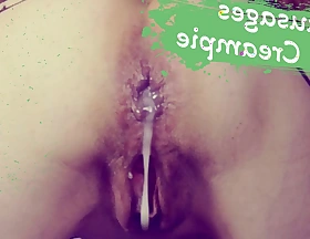 Massive Ass fucking CREAMPIE after CUCUMBER and SAUSAGE in my ASS