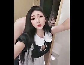 Teen Ladyboy Sheila selfie video getting anal fucked