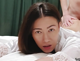 Asian Stepmom Is Tired And Asks U To Instigate Her Burst in - Asian Milf
