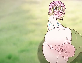 Mitsuri tempts with her grown pussy ! Porno demon slayer Manga ( cartoon 2d ) anime