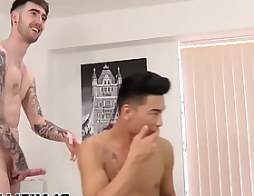 Cute twink anal action which evidence think about a beautiful cumshot