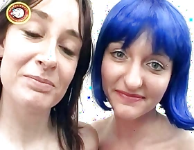 Two German sluts acquiring banged by some unending cocks