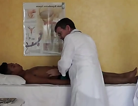 Asian patient anal gobbled while polish breeded off broadly of one's mind doctors