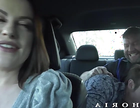 BiPhoria - Hawt Uber Driver Joins Horny Gay Couple
