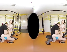 Belle claire's gym vr anal clip